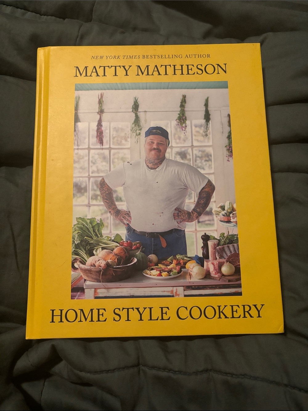 Home Style Cookery - Yellow Hardcover Cookbook